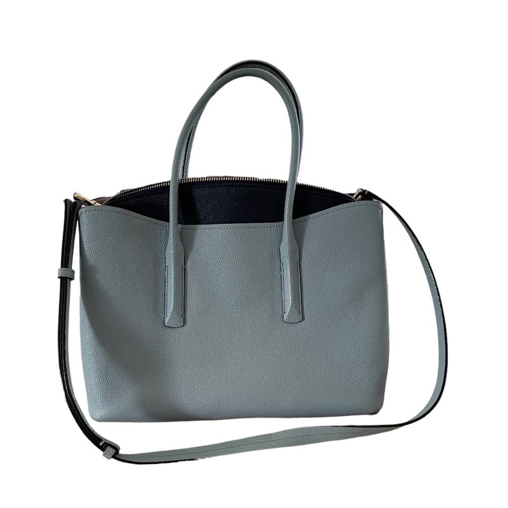 Kate Spade New York Margaux Medium Satchel / Blue Leather - Picture 4 of 12